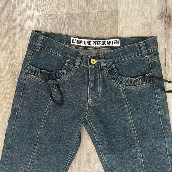 Baum Und Pferdgarten straight leg low rise jeans - Picture 3 of 10